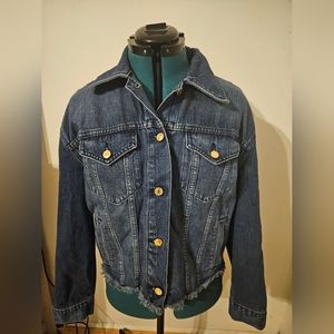 NWT MK Jean Jacket Large